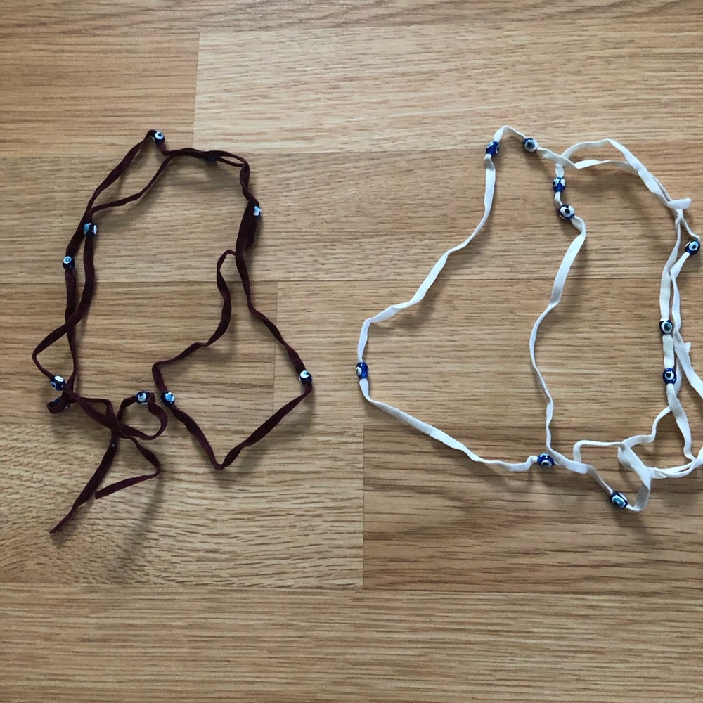 2 Brand new handmade adjustable necklaces/bracelets
